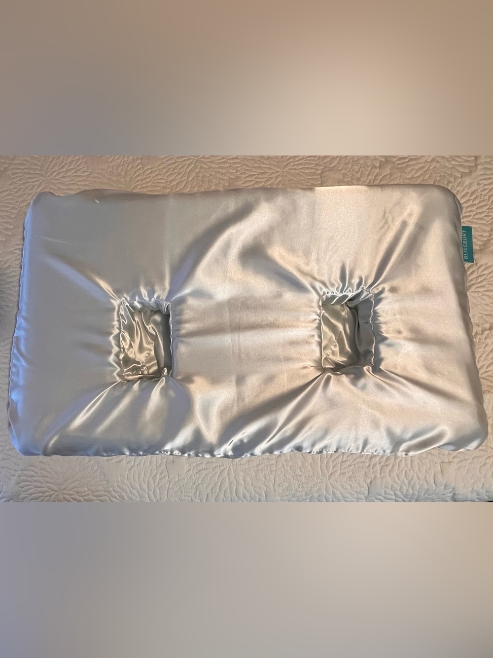 Blissbury Ear Piercing Pillow - Satin - EUC